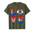 Croatia Love Croatian Soccer T-Shirt - Custom Art Print for Adults