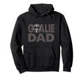 Ice Hockey Goalkeeper Dad Black Small Hoodie - Unique Graphic for Adults