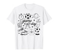 Preppy Game Day Soccer Mom Streetwear T-Shirt - Fun Novelty Design Unisex