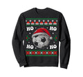 Santa Soccer Ugly Soccer Funny Sweatshirt - Custom Art Print for Adults
