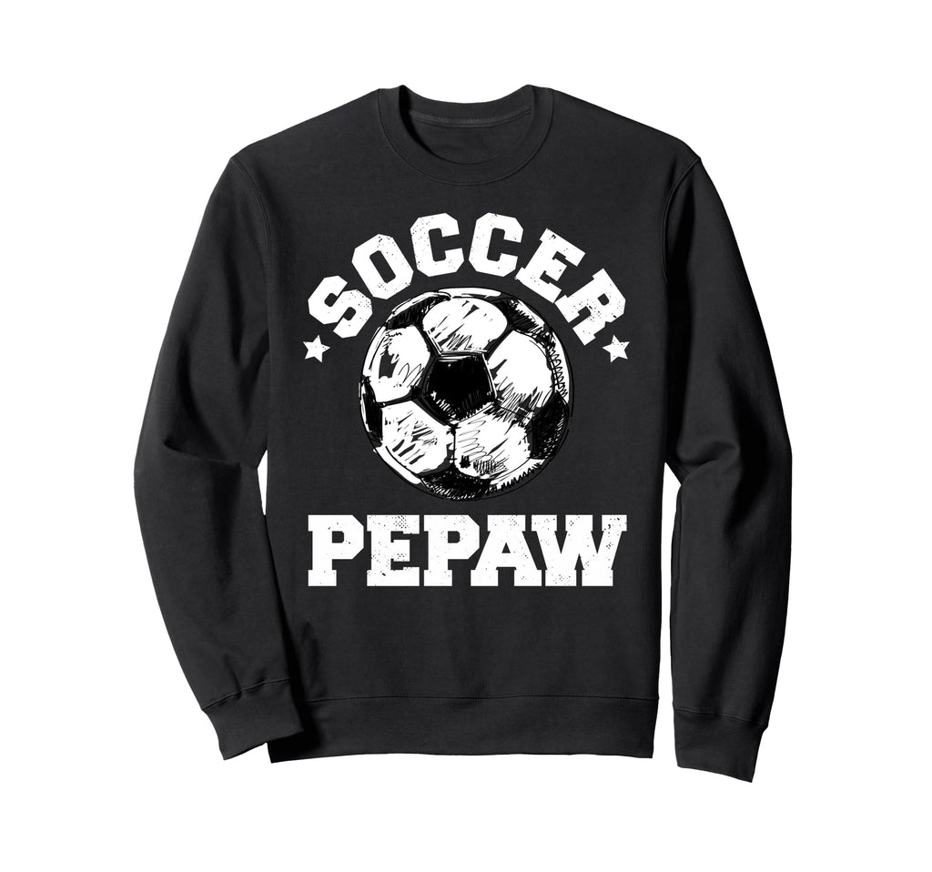 Soccer Pepaw Soccer Ball Sweatshirt - Casual Everyday Wear for Adults