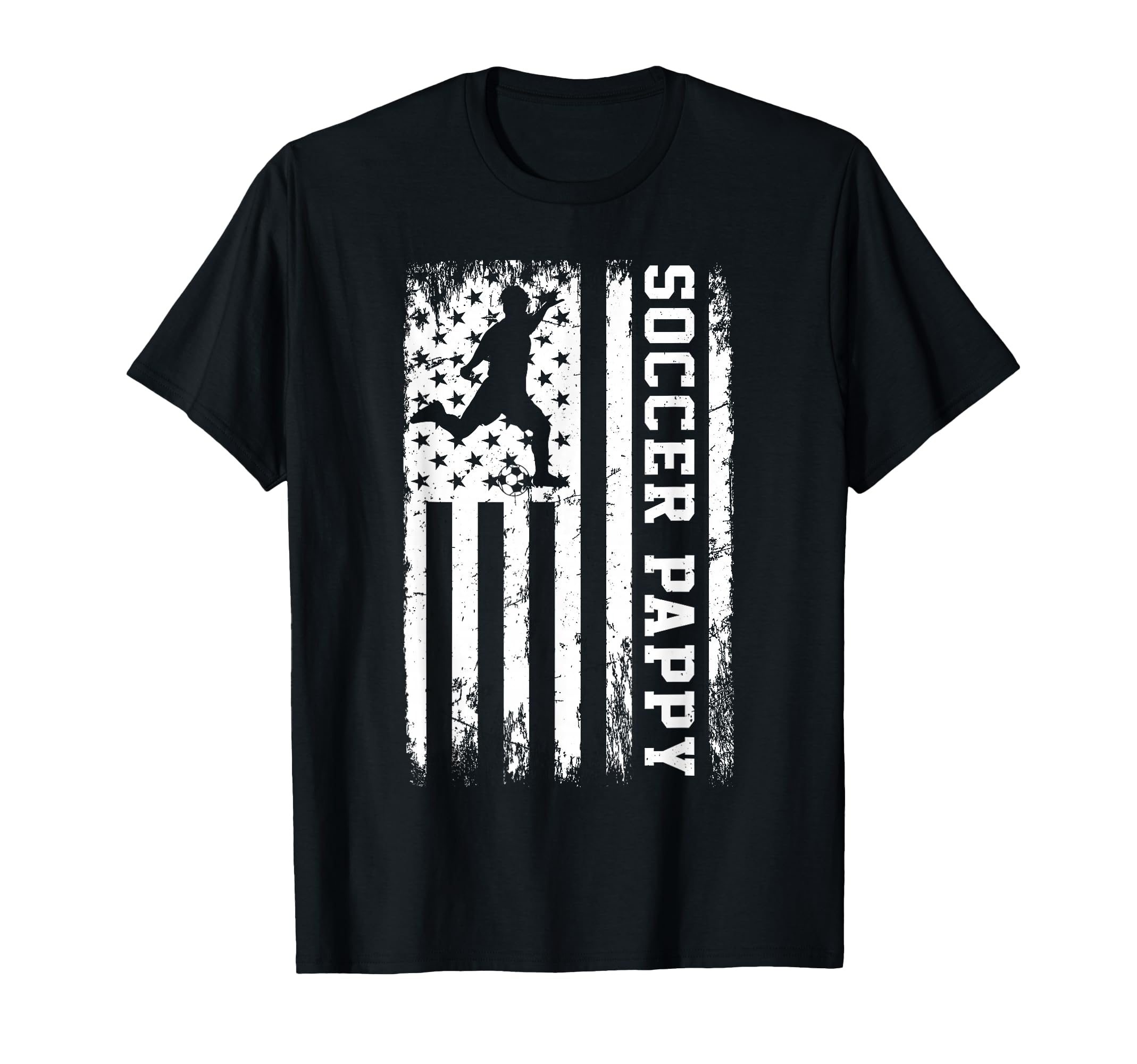 Soccer Pappy Usa American Flag T-Shirt - Custom Art Print for Adults