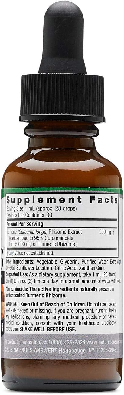 Nature's Answer Turmeric-3, 90 Vegetarian Capsules