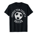 Coshocton County Soccer Distressed T-Shirt - Fun Novelty Design Men Women