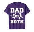 Dad Both Funny Cheer Soccer Dad T-Shirt - Trendy Graphic for Adults