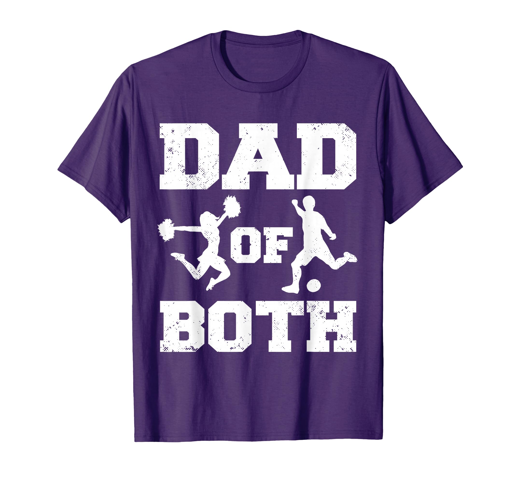 Dad Both Funny Cheer Soccer Dad T-Shirt - Aesthetic Graphic Men Women