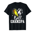 Ball Grandpa Softball Soccer Ball T-Shirt - Casual Everyday Wear Unisex