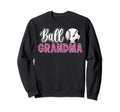 Ball Grandma Leopard Soccer Baseball Sweatshirt - Unique Graphic Men Women