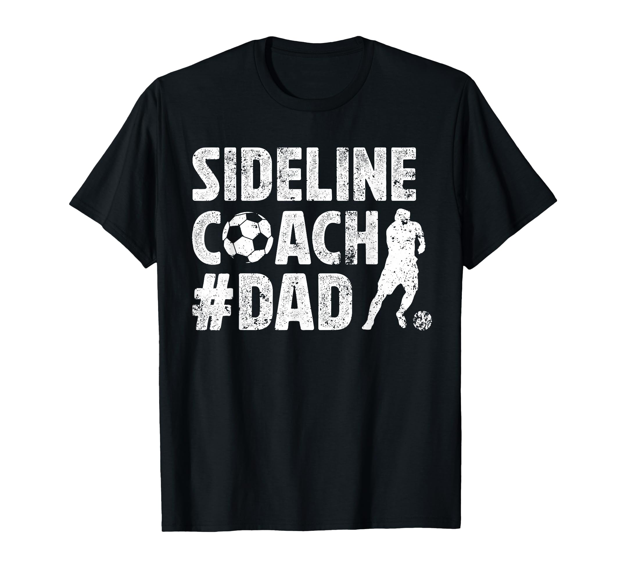 Sideline Coach Soccer Dad Soccer T-Shirt - Streetwear Style Men Women