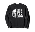 This Is Lacrosse Keeper Female Sweatshirt - Casual Everyday Wear Men Women