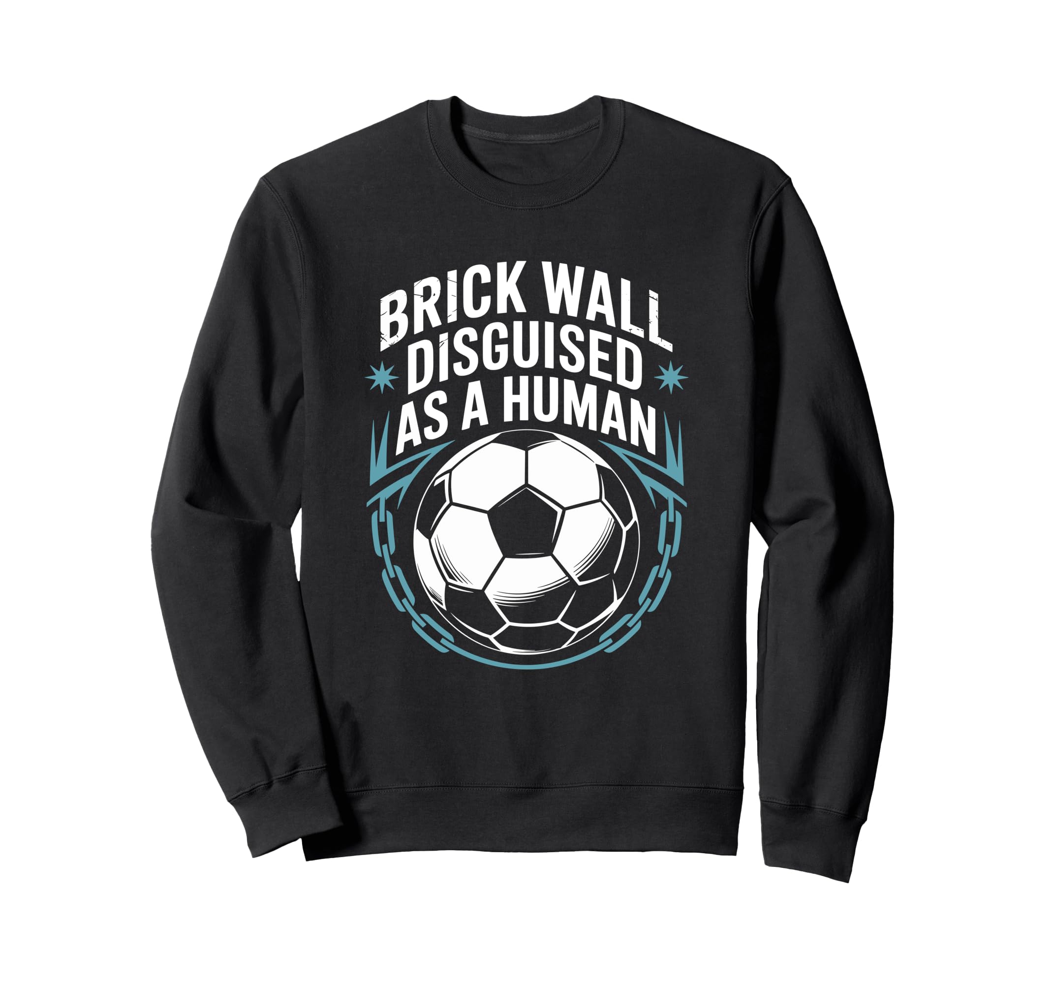 Coach Soccer Player Brick Wall Sweatshirt - Streetwear Style for Adults