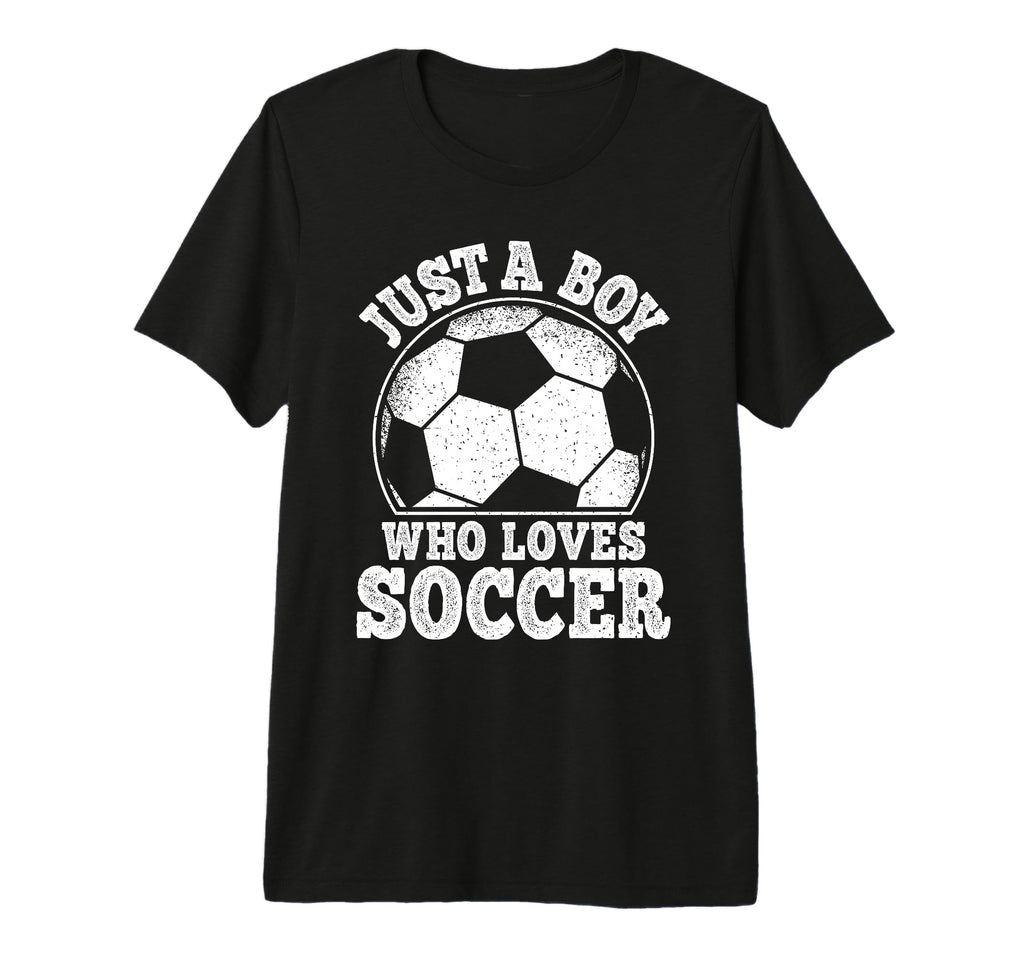 Just Who Loves Soccer Funny Soccer T-Shirt - Trendy Graphic for Adults