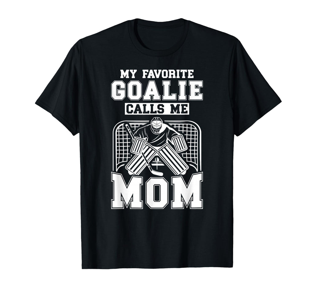 Proud Ice Hockey Keeper Mom Hockey Goalie T-Shirt - Unique Graphic Unisex