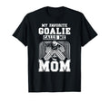 Proud Ice Hockey Keeper Mom Hockey Goalie T-Shirt - Unique Graphic Unisex