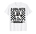 Goals Soccer Coquette Bow T-Shirt - Streetwear Style Men Women