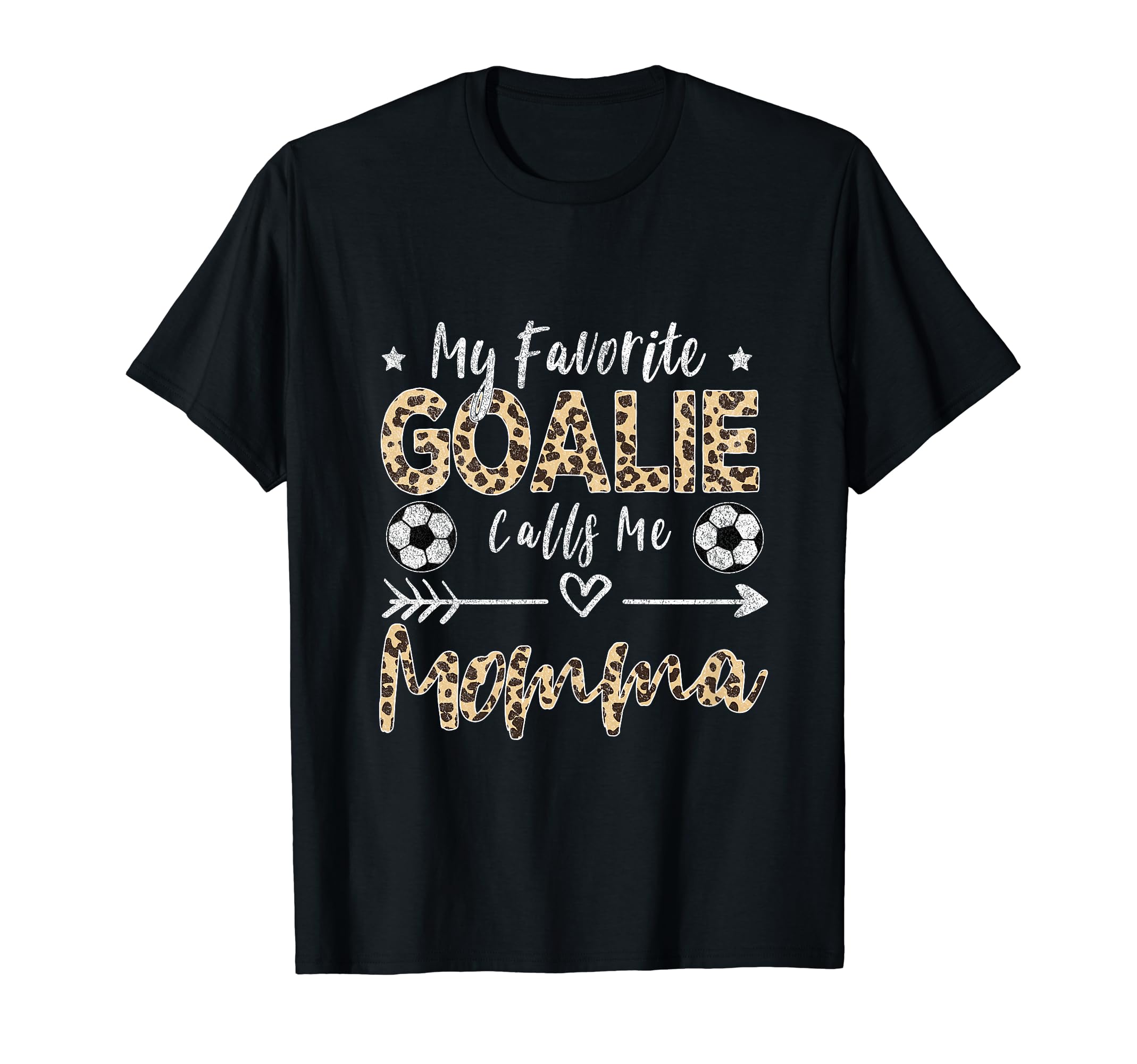 My Favorite Goalie Calls Me Momma T-Shirt - Custom Art Print for Adults