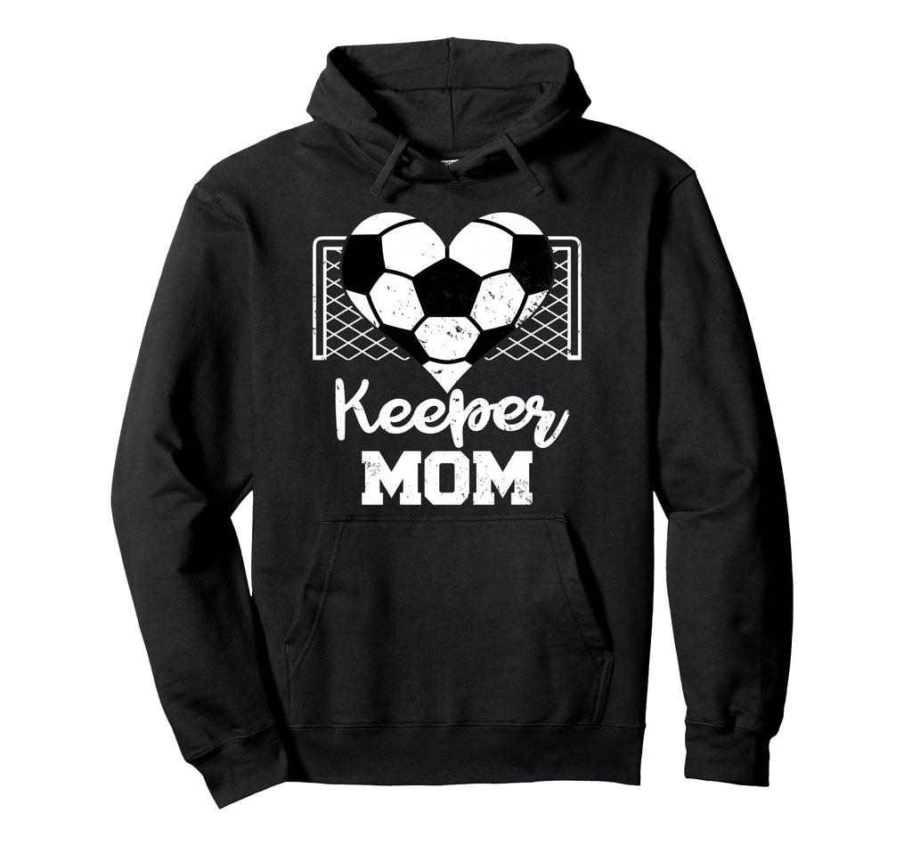 Keeper Mom Funny Soccer Goalkeeper Mom Hoodie - Unique Graphic for Adults