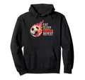 Eat Sleep Soccer Repet Goalie Hoodie - Casual Everyday Wear Men Women
