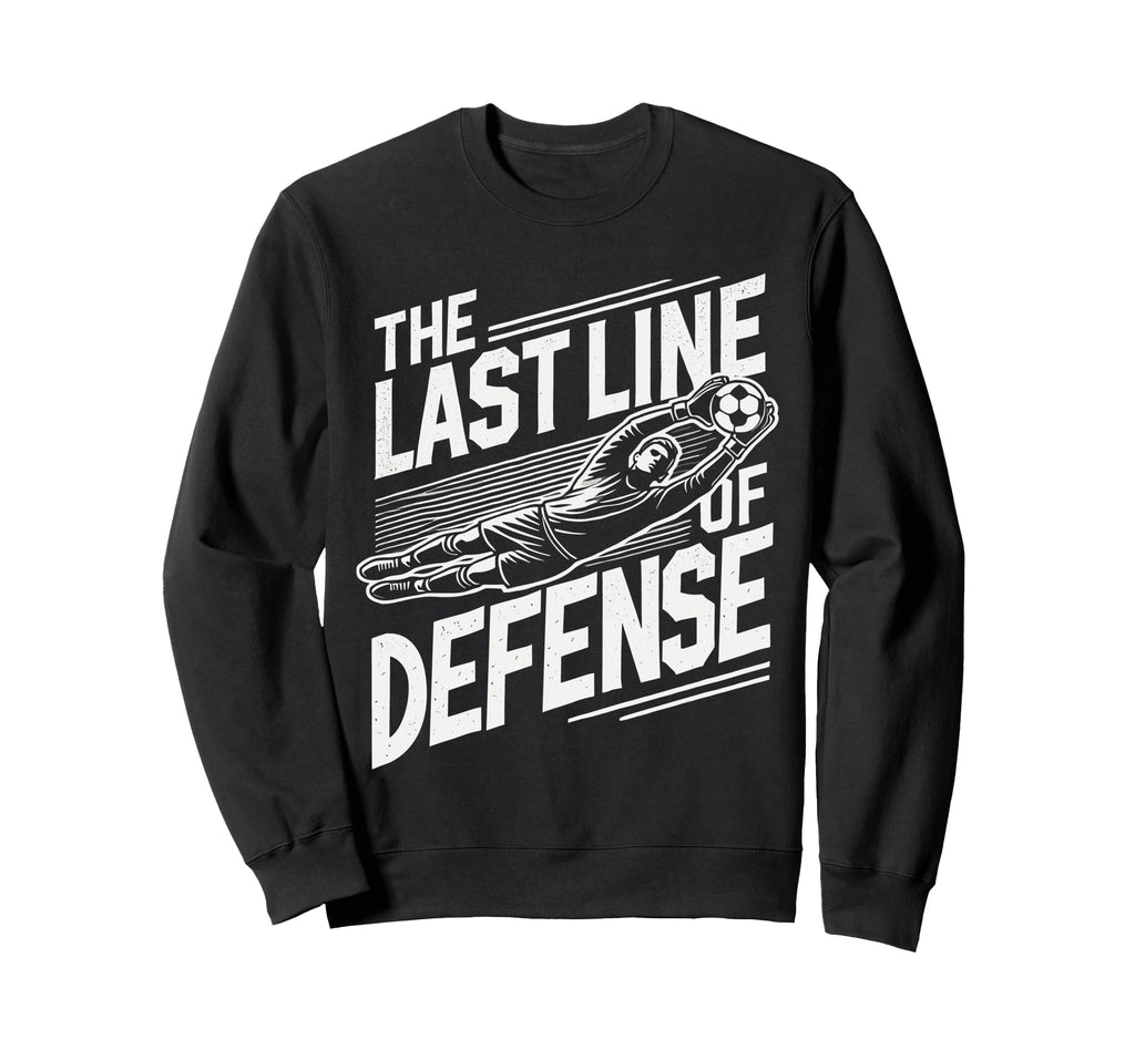 Funny Teens Soccer Goalie Art Sweatshirt - Custom Art Print for Adults