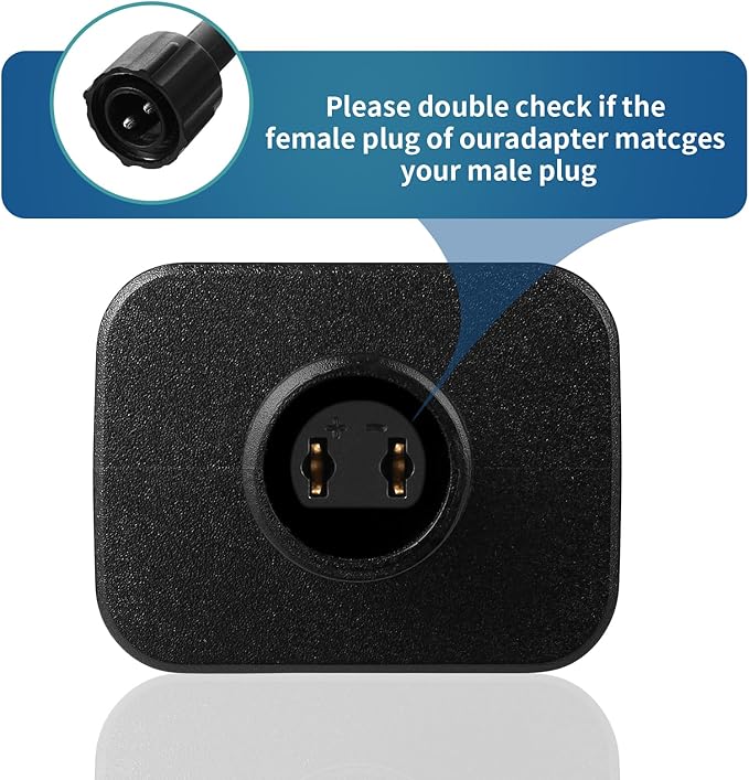 Replacement 12V 1.5A Class 2 Power Supply Adapter for Yard Inflatables