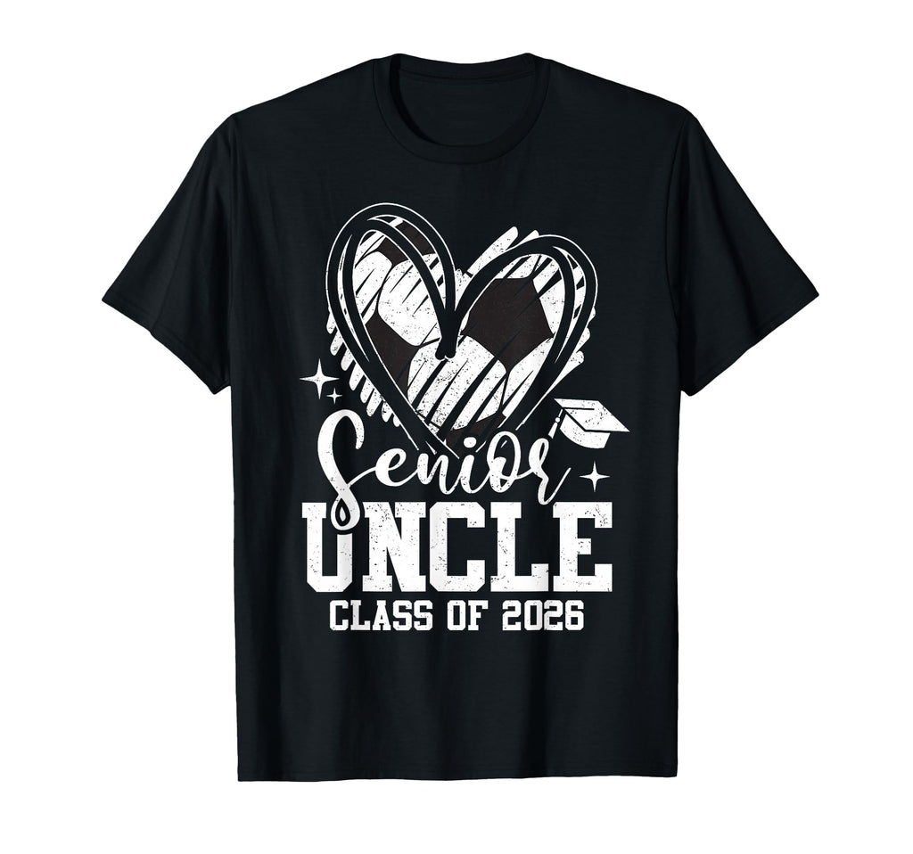 Senior Uncle Class 2026 Soccer T-Shirt - Streetwear Style Men Women