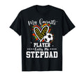 My Favorite Soccer Player Calls Me Stepdad T-Shirt - Graphic Print Unisex