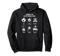 Soccer My Spare Time Sports Soccer Mom Hoodie - Novelty Apparel for Adults