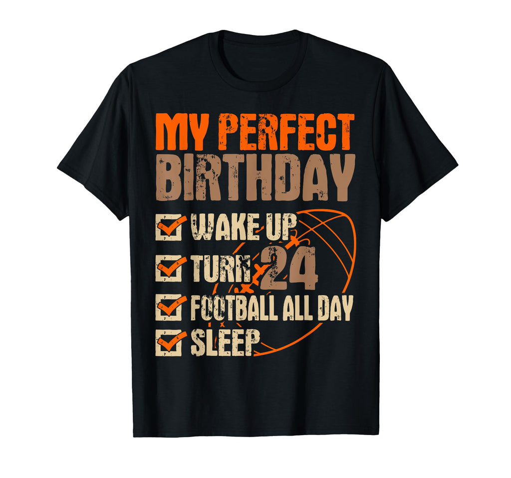 Football 24Th Birthday Player Goalkeeper T-Shirt - Graphic Print Men Women
