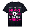 My Heart Is That Field I Soccer T-Shirt - Trendy Graphic Men Women