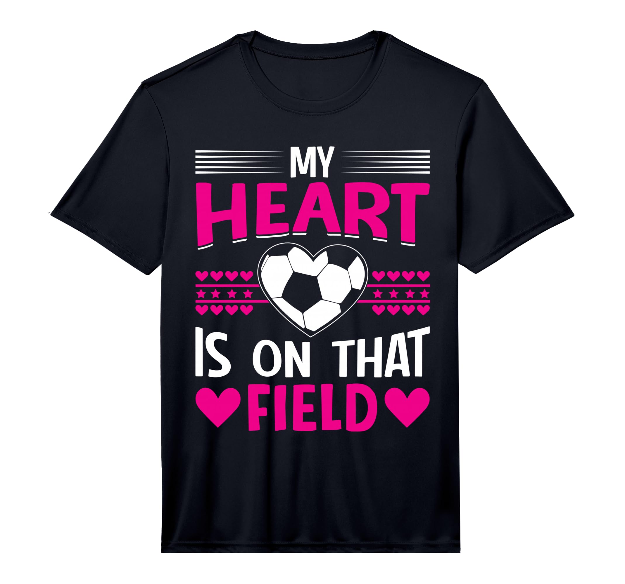 My Heart Is That Field I Soccer T-Shirt - Trendy Graphic Men Women