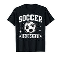 Coquette Bow Soccer Mommy Soccer T-Shirt - Casual Everyday Wear Men Women