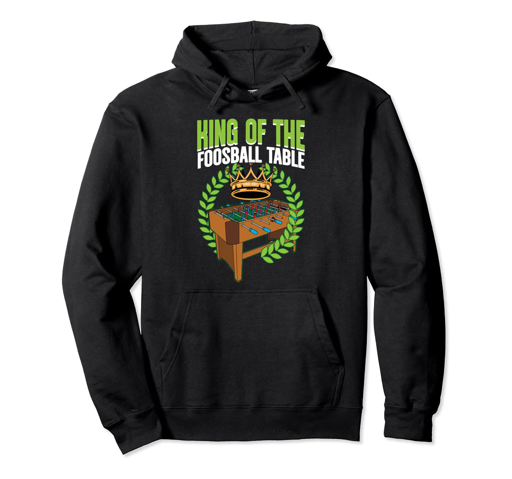 King Foosball Table Football Soccer Hoodie - Aesthetic Graphic Unisex