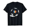 Soccer Romania Flag Romanians T-Shirt - Casual Everyday Wear for Adults