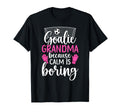 Funny Soccer Goalie Grandma Soccer T-Shirt - Aesthetic Graphic for Adults