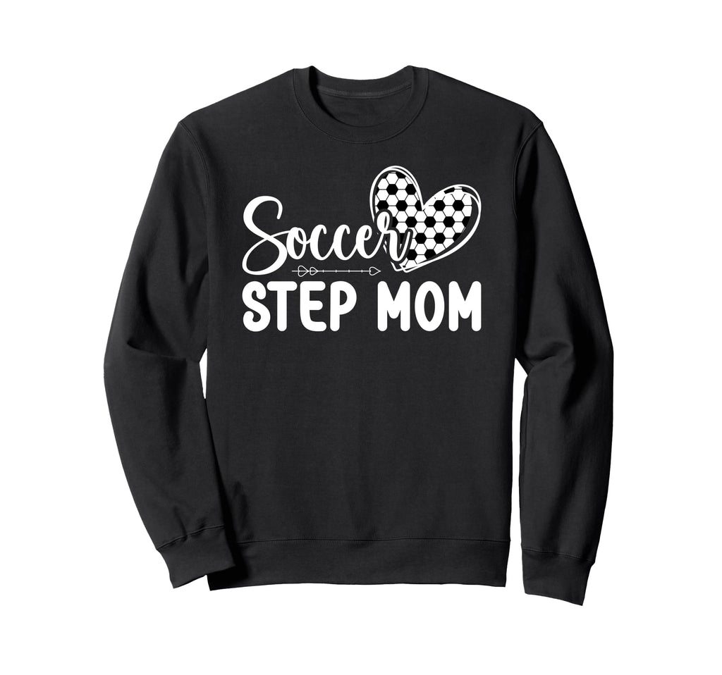 Soccer Step Mom Soccer Player Step Sweatshirt - Minimalist Print Unisex
