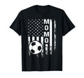 Soccer Momo America Flag T-Shirt - Custom Art Print for Adults