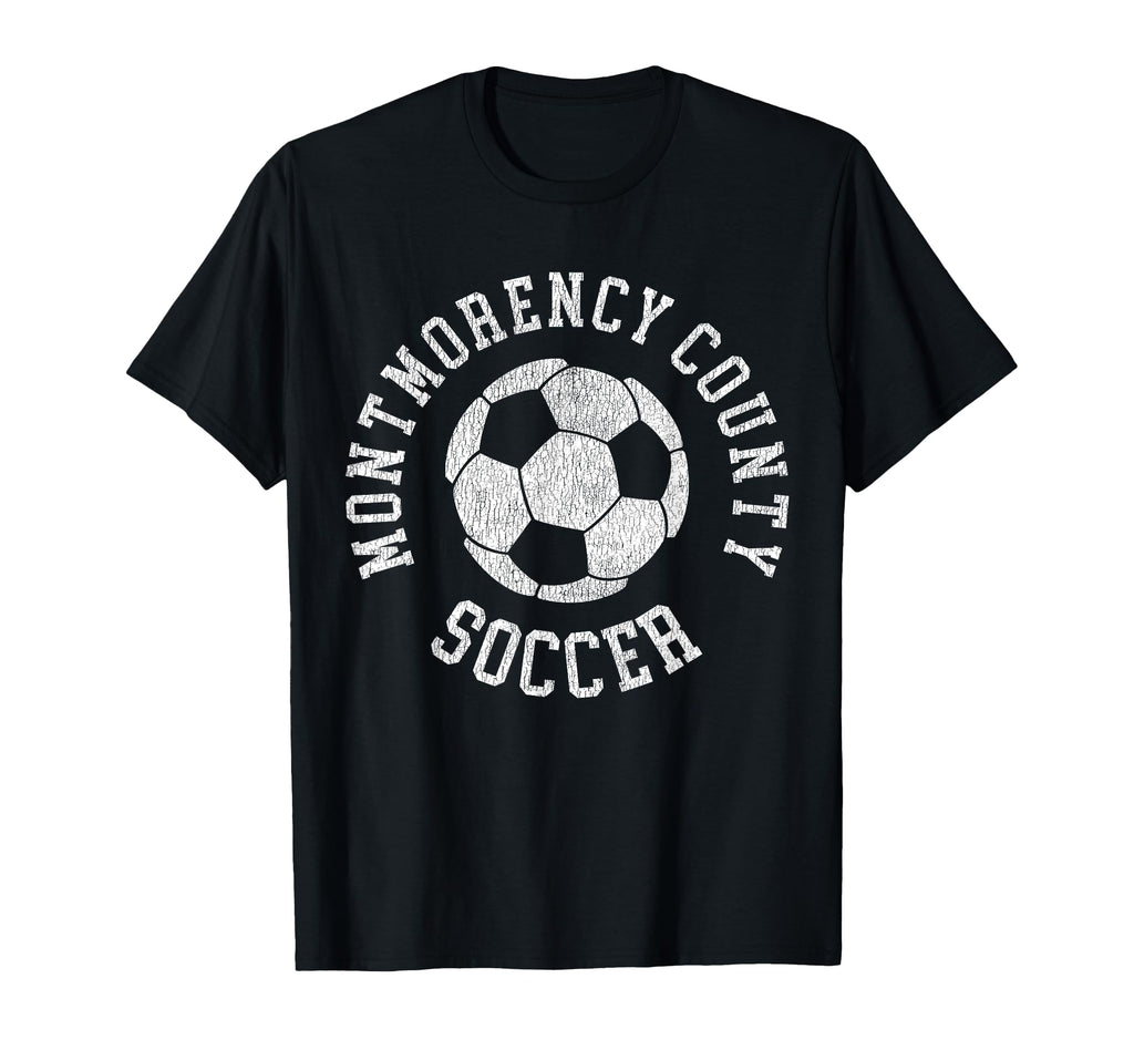 Montmorency County Soccer T-Shirt - Fun Novelty Design for Adults