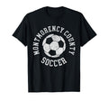Montmorency County Soccer T-Shirt - Fun Novelty Design for Adults