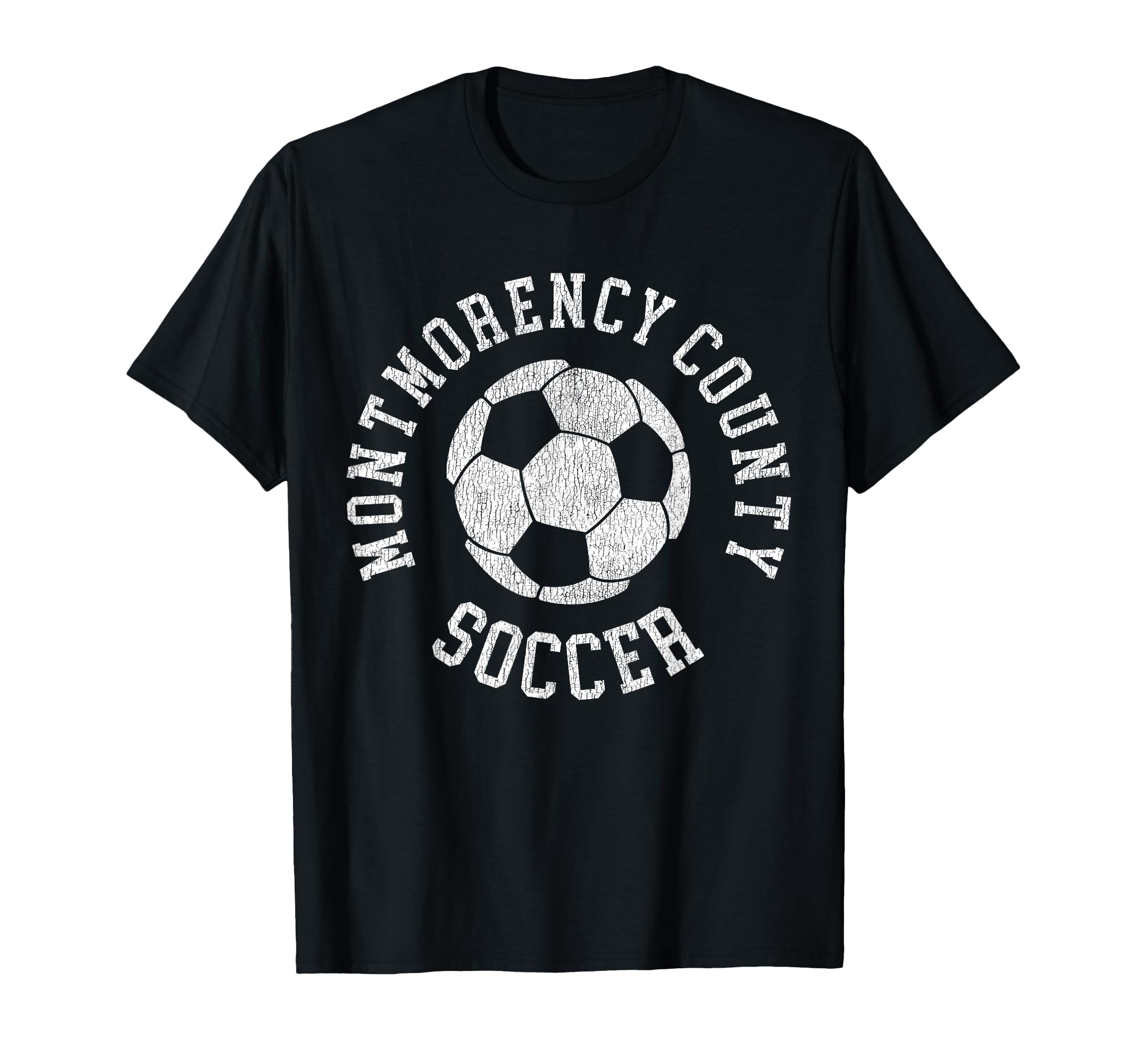 Montmorency County Soccer T-Shirt - Fun Novelty Design for Adults