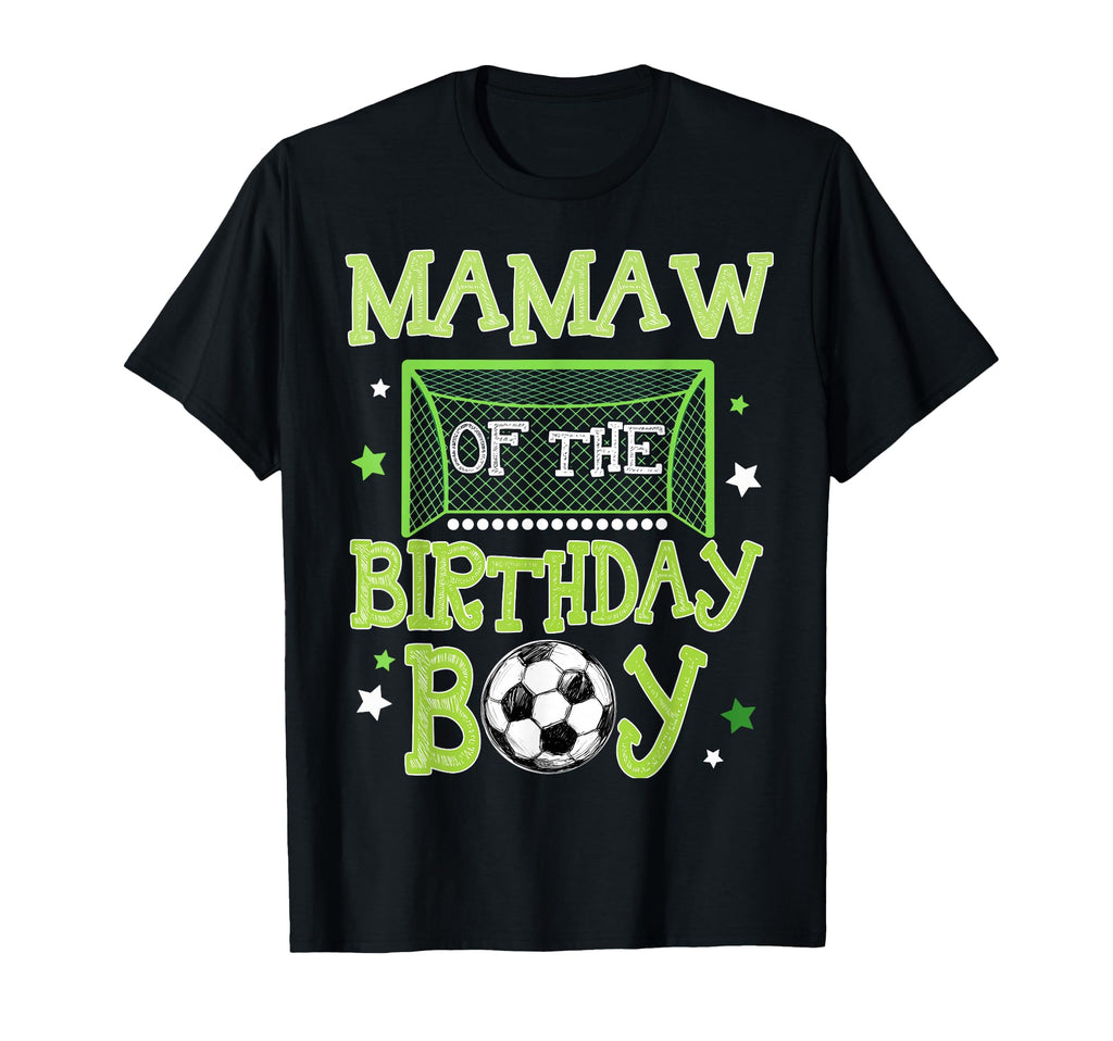 Mamaw Birthday Soccer Family Matching T-Shirt - Aesthetic Graphic Unisex