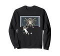 Goalie Raccoon Soccer Multi Sweatshirt - Casual Everyday Wear Men Women