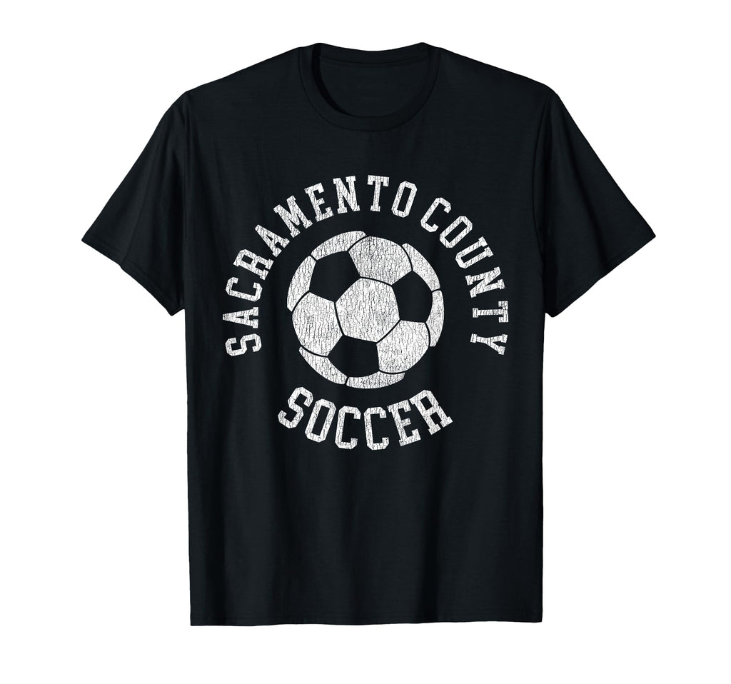 Sacramento County Soccer T-Shirt - Casual Everyday Wear for Adults