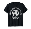 Sacramento County Soccer T-Shirt - Casual Everyday Wear for Adults