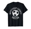 Botetourt County Soccer T-Shirt - Casual Everyday Wear Men Women