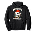 Soccer Player Funny Hat Lights And Ball Hoodie - Minimalist Print Unisex