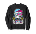 Soccer Ball Melting Ice Cream Drip Sweatshirt - Graphic Print for Adults
