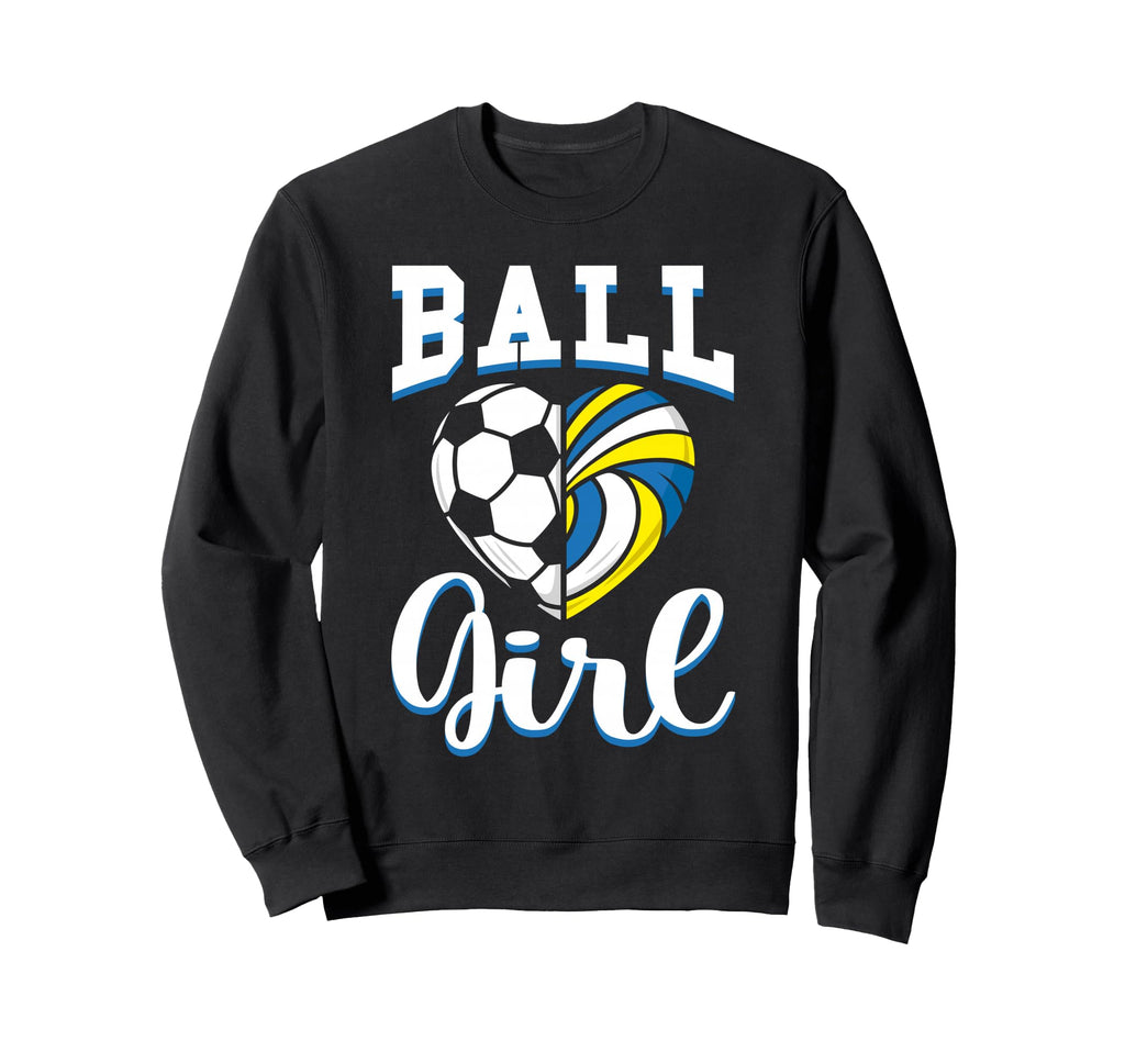 Ball Soccer Volleyball Lovers Gifts Sweatshirt - Unique Graphic for Adults