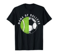 Mama Ballers Tennis Player Son T-Shirt - Casual Everyday Wear for Adults