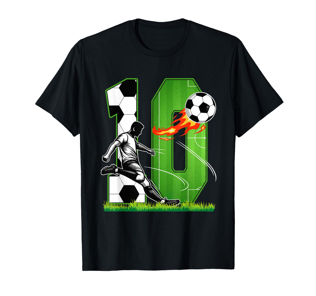 10Th Birthday Sport Party 10 Year Old T-Shirt - Minimalist Print Unisex