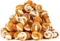 MON2SUN 2.5" Rawhide Free Dog Treats with Mixed Vegetables, Chicken Wrapped Mini Knot Bones for Small Dogs, Healthy Snacks for Balanced Nutrition, 21.2oz
